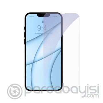 Baseus iPhone 13 Mini 0.3mm Göz Korumalı Full Cam Ekran Koruyucu 2 Adet Set