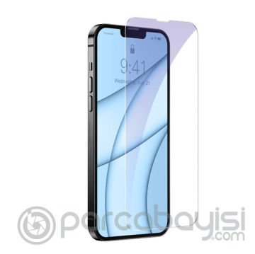Baseus iPhone 13 Mini 0.3mm Göz Korumalı Full Cam Ekran Koruyucu 2 Adet Set
