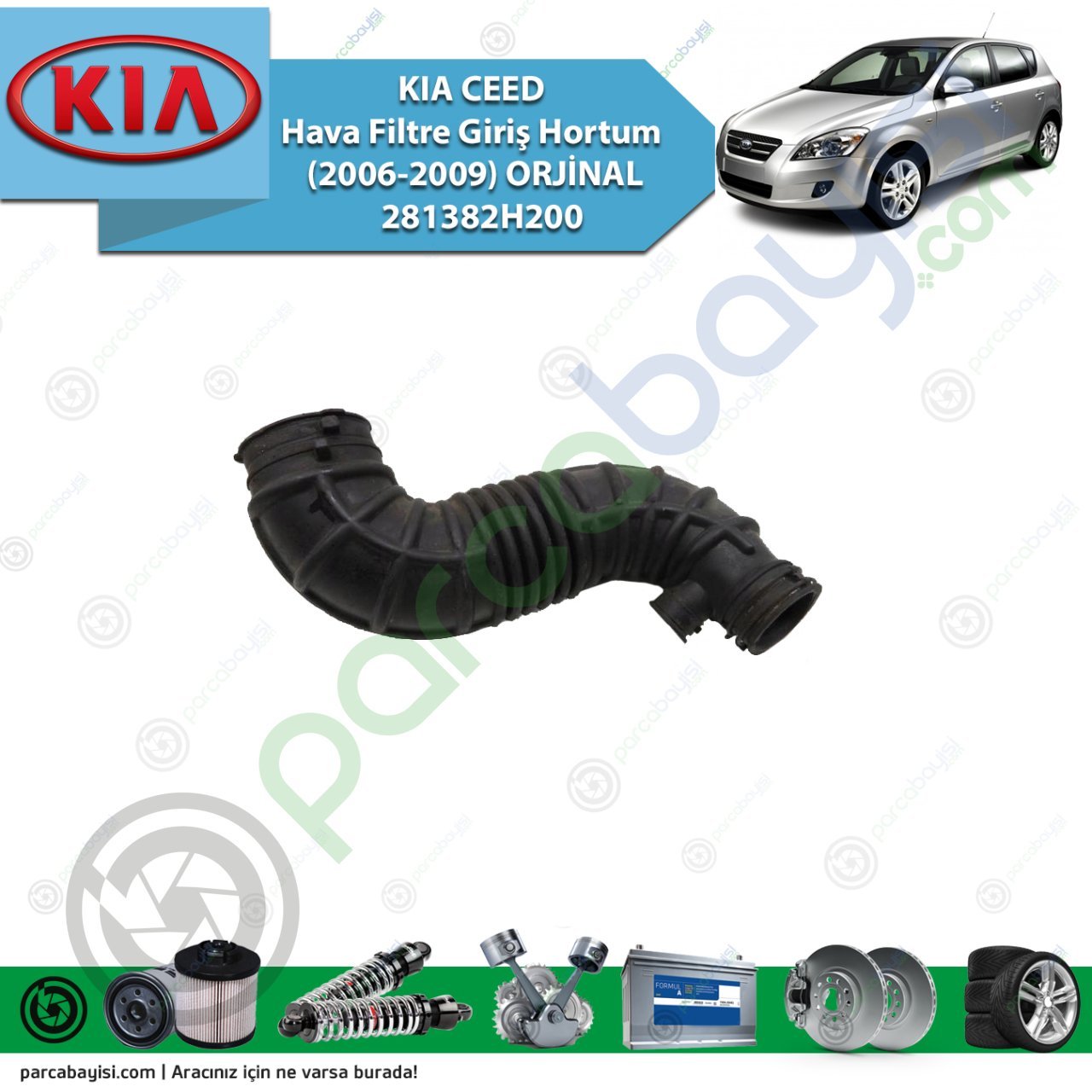Kia Ceed Hava Filtre Giriş Hortum (2006-2009) Orijinal | 281382H200