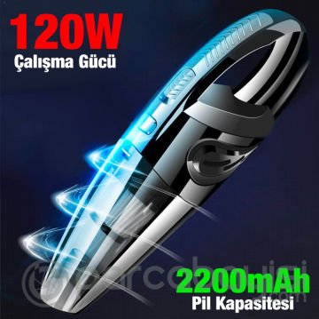 Ally R-6053 Kablosuz Güçlü El Araç-Ev Süpürgesi Kuru Islak 29000-31000rpm