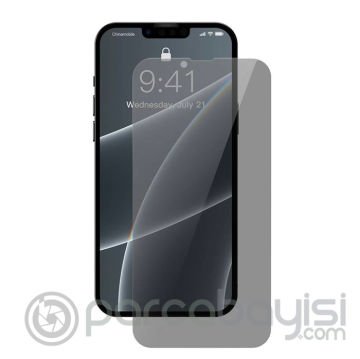 Baseus iPhone 13 Mini Privacy Hayalet Cam Ekran Koruyucu 2 Adet Set