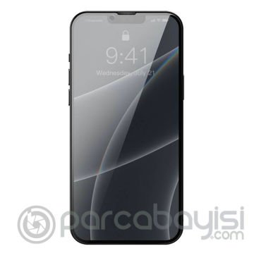 Baseus iPhone 13 Mini Privacy Hayalet Cam Ekran Koruyucu 2 Adet Set