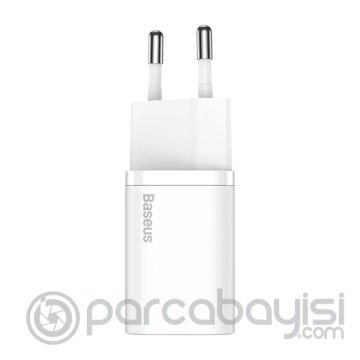 Baseus Super Si 1C 25W PD Type-C Hızlı Şarj Adaptörü - İPhone 14-13-12-11 Hızlı Şarj