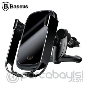 Baseus Rock-Solid Tam Otomatik 10W Wireless Kablosuz Araç Şarj Tutucu