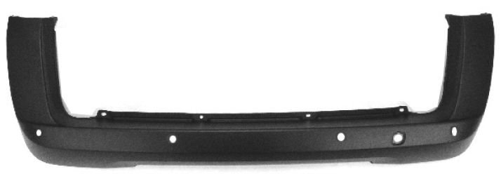 TAMPON  ARKA SİYAH 4 SENSÖRLÜ TEK BAGAJ KAPAKLI FIAT FIORINO 2007> | 735662613 | 735662613