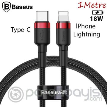 Baseus Cafule Series Type-C To İPhone PD18W Hızlı Şarj Kablosu 1Metre