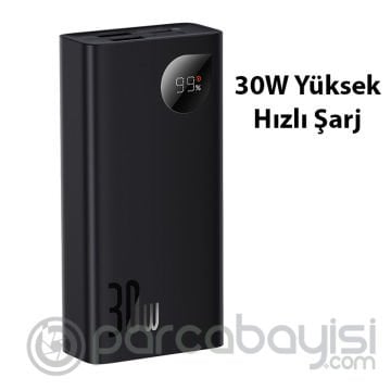 Baseus Adaman2 Digital Display 10000mAh 30W Powerbank Taşınabilir Şarj Cihazı VOOC Edition