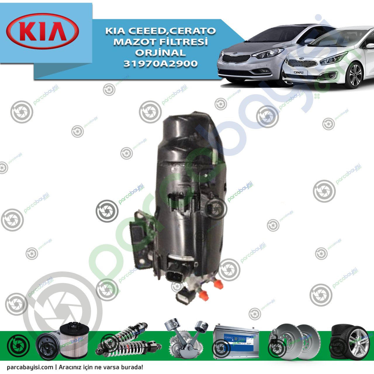 Kia Ceed Cerato Mazot Filtresi Orijinal | Komple 31970A2900