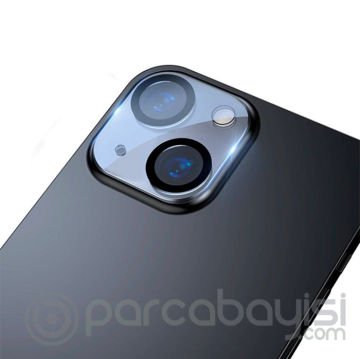 Baseus iPhone 13 - 13 Mini Full Çerçeve Kamera Lens Koruyucu 2 Adet Set