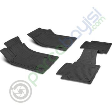 Renault Clio 2005-2012 Arası Uyumlu Havuzlu Kesilebilir Siyah Paspas