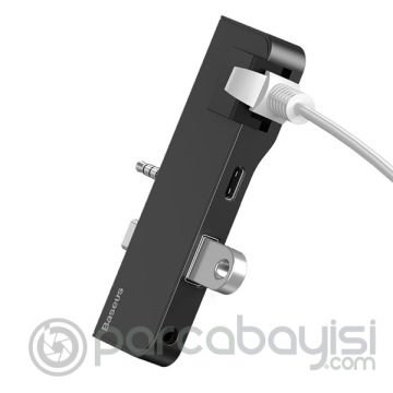 Baseus Multifunctional HUB Surface Go(Type-C+Audio to RJ45+USB3.0+Type-C(data)+Audio)