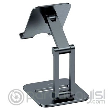 Baseus Desktop Biaxial Çift Eksenli Masaüstü Katlanabilir Metal Telefon Standı - Telefon Tutucu
