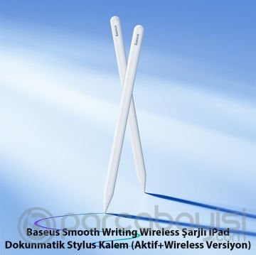 Baseus Smooth Writing Wireless Şarjlı iPad Dokunmatik Stylus Kalem (Aktif+Wireless Versiyon)