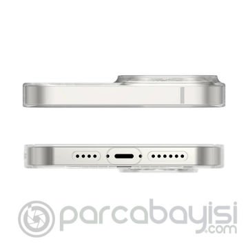 Baseus Crystal iPhone 13 Pro 6.1 Kılıf Magsafe Uyumlu Şeffaf Kılıf