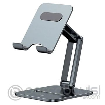 Baseus Desktop Biaxial Çift Eksenli Masaüstü Katlanabilir Metal Tablet Standı - Tablet Tutucu