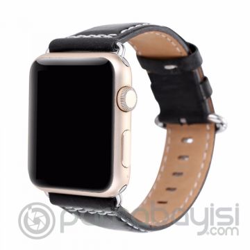Ally Apple Watch 7-8 45mm 6-5-4 44mm Deri Kordon Kayış 3-2-1 42mm