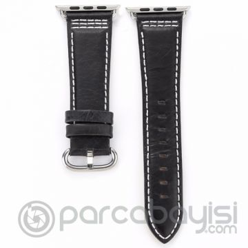 Ally Apple Watch 7-8 45mm 6-5-4 44mm Deri Kordon Kayış 3-2-1 42mm