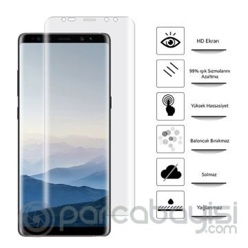 Gor Galaxy Note 8 3d Ön Arka Darbe Emici Full Pet Koruyucu