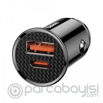 Baseus Circular Plastic A+C 30W PPS Hızlı Araç Şarjı  CCALL-YS01