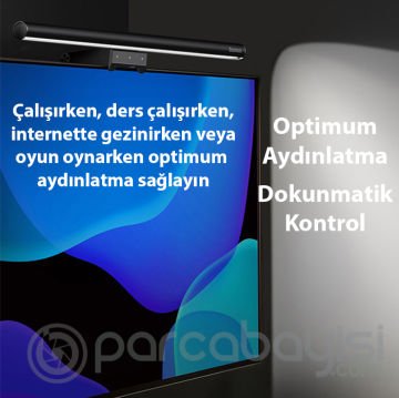 Baseus i-wok2 Series USB Asimetrik Çalışma Masası Göz Koruma Led Lamba ve Monitör Aydınlatma Işığı