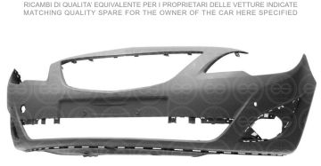TAMPON ÖN ASTARLI 2 SENSÖRLÜ OPEL MERIVA B 2010> | 13267710 | 13267710