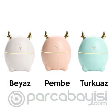 ALLY 200ML Araç-Ev Hava Nemlendirme Cihazı Difüzör Cute Deer Humidifier