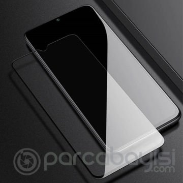 ALLY Xiaomi Poco M3  9D Full Glue Tempered Cam Ekran Koruyucu