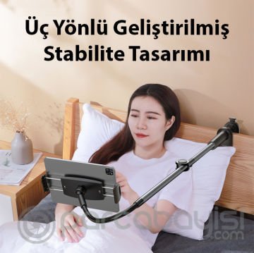 BASEUS Otaku Life Pro Rotary Adjustment Lazy Esnek Telefon - Tablet Tutucu Stand