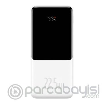 Baseus Elf Dijital Ekranlı 22.5W 10000 mAh Lightning & Type-C Kablolu Hızlı Şarj Powerbank