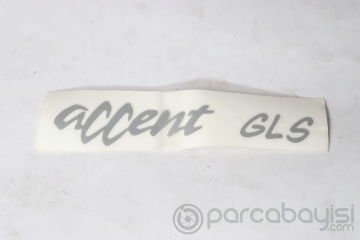 2005> HYUNDAI ACCENT AMBLEM,YAZI (Siyah)  | 8632022000ZZ | 8632022000ZZ