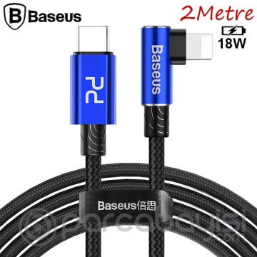Baseus MVP Elbow Type-C to iPhone PD 18W Hızlı Şarj Usb Kablo 2metre