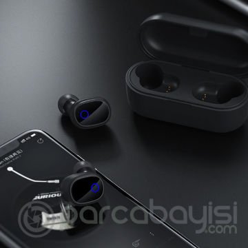 KUULAA HMB-12 TWS Bluetooth 5.0 Kulaklık Kulak İçi Kablosuz Sporcu Kulaklığı