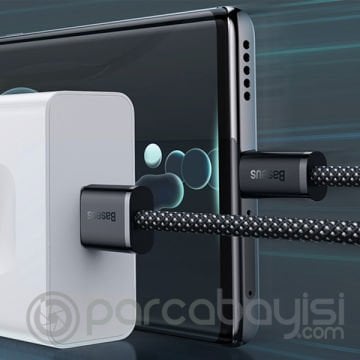 Baseus Dynamic Series 100W USB to Type-C Hızlı Şarj Kablosu 1 metre