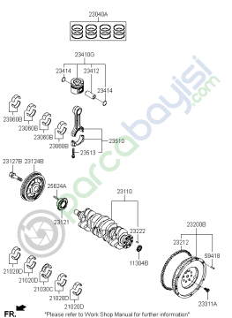 Piston Pim Seti Orjinal | 234A02A924