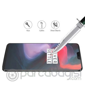 Ally Samsung Galaxy A7 2018 Kırılmaz Cam Ekran Koruyucu