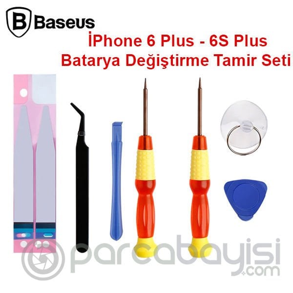 Baseus İPhone 6S Plus - 6 Plus Batarya Değiştirme Tamir seti