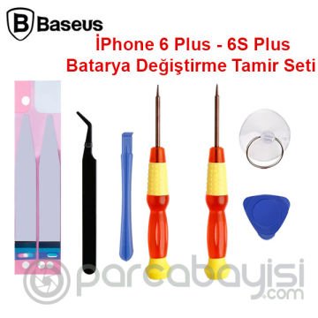 Baseus İPhone 6S Plus - 6 Plus Batarya Değiştirme Tamir seti