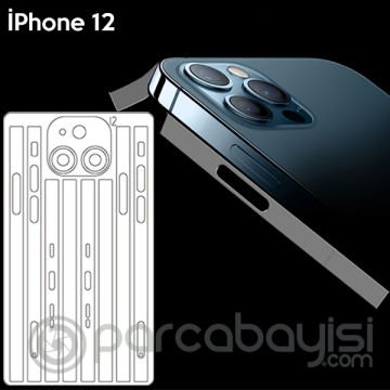İPhone 12 6.1 Hidrojel Hayalet Yan Alt Üst Kamera Kaplama Film