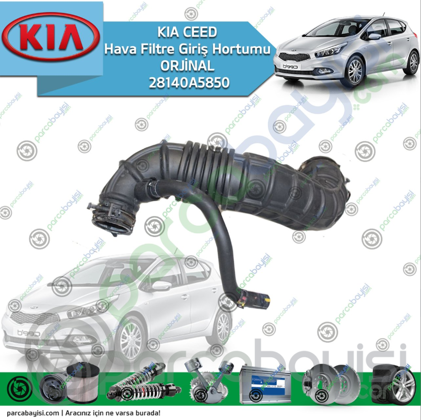 Kia Ceed Hava Filtre Giriş Hortumu Orjinal | 28140A5850