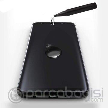 Ally Galaxy S8+ Plus,S9+ Plus Full Liquid+Uv Işık 3d Kırılmaz Cam Ekran Koruyucu