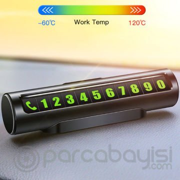 KUULAA Metal Temporary Parking Araç Geçici Park Numaratörü
