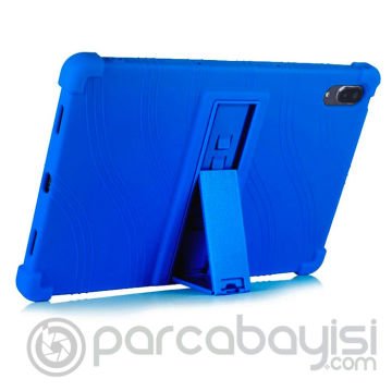 ALLY Lenovo Tab P11 Pro TB-J706 Standlı Silikon Kılıf Tablet Kılıfı