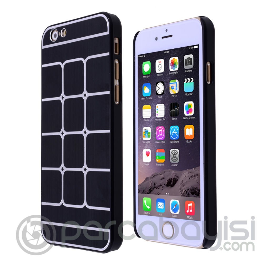 İPhone 6 Plus -İPhone 6s Plus Ultra Koruma Metal Plastik Kılıf