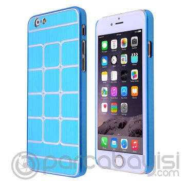 İPhone 6 Plus -İPhone 6s Plus Ultra Koruma Metal Plastik Kılıf
