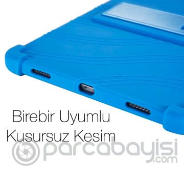 ALLY Lenovo Tab P11 Pro TB-J706 Standlı Silikon Kılıf Tablet Kılıfı