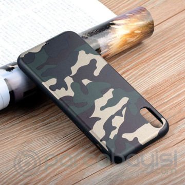 İPhone Xs Max 6.5 Kamuflaj Darbe Emici Silikon Kılıf