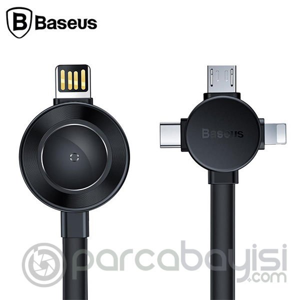 Baseus Star Ring Series 4in1 Type -C Mikro Usb-İPhone Ve Wireless Kablosuz Şarj