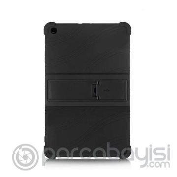 Ally SM Galaxy Tab A7 Lite T220-T225 Kılıf Standlı Silikon Kılıf