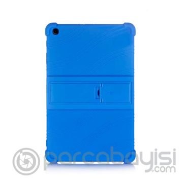 Ally SM Galaxy Tab A7 Lite T220-T225 Kılıf Standlı Silikon Kılıf