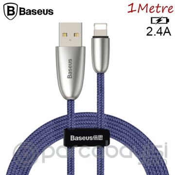 Baseus Torch Series Çinko Halat iPhone 2.4A Usb Şarj Kablosu 1Metre